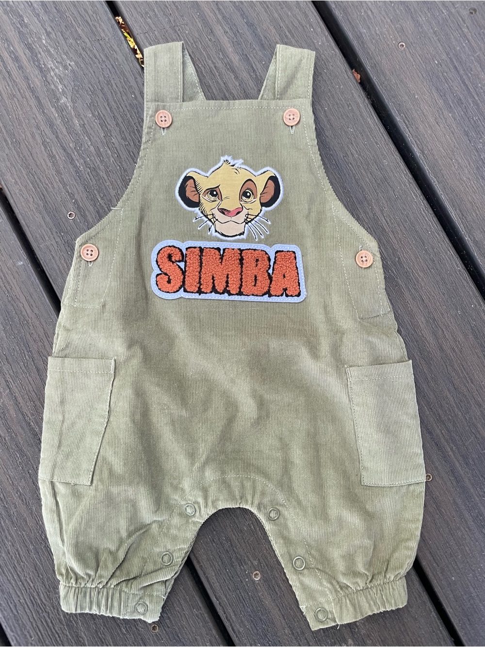 Simba Lion King Disney Baby Overalls